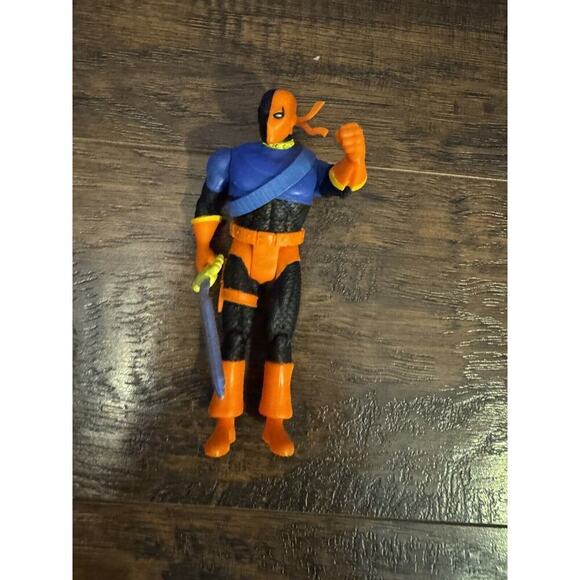 DC Super Powers DEATHSTROKE Figure Loose Complete Mcfarlane Toys - Picture 1 of 2